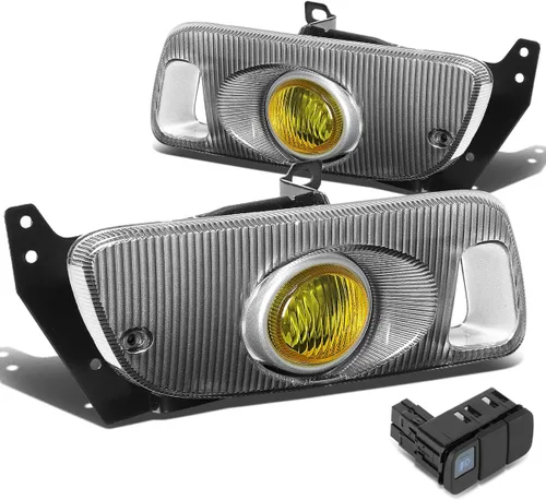 Miniatura 2 de Auto Dynasty Conjunto de Luces Antiniebla Compatible con Honda Civic Coupe Hatchback 1992-1995 de 2/3 Puertas, Repuesto de Lámpara Antiniebla