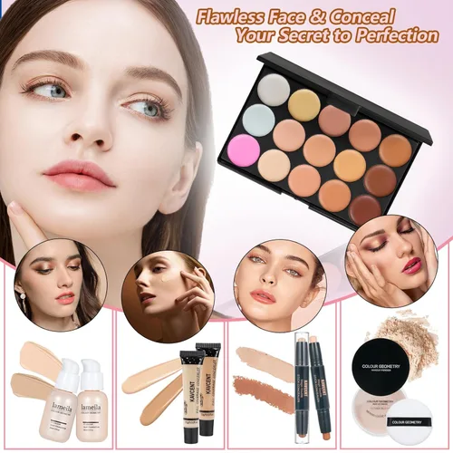 Miniatura 5 de Juego de maquillaje para adolescentes Kit de maquillaje para mujeres Kit completo de maquillaje Regalo de maquillaje para mujeres Niñas adolescentes