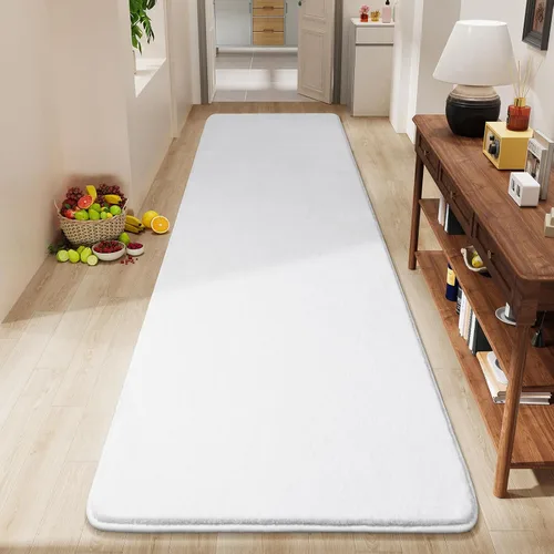 Miniatura 57 de Amearea Alfombras Modernas de Área para Dormitorio Sala de Estar, 4x6 Pies Gris Alfombra de Espuma Viscoelástica Engrosada, Alfombras Mullidas