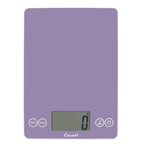 Miniatura 10 de Escali Arti Glass Food Scale Digital Countertop Kitchen, Baking and Cooking Scale with Nutrition and Calorie Counter, 15-Pound Capacity, 9" x 6.5" x