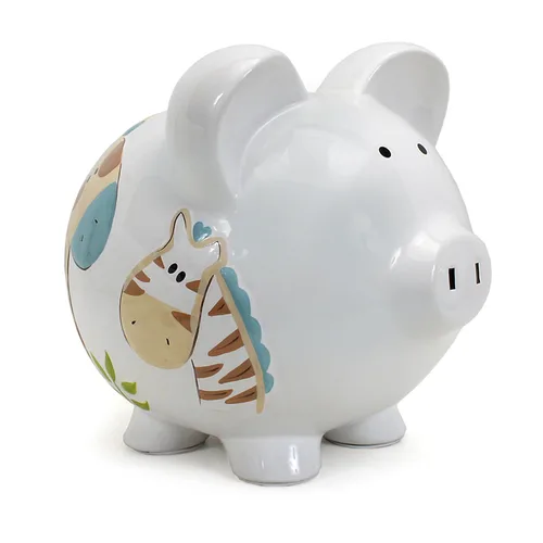 Miniatura 24 de Child to Cherish Cerdito de cerámica, diseño de globo aerostático