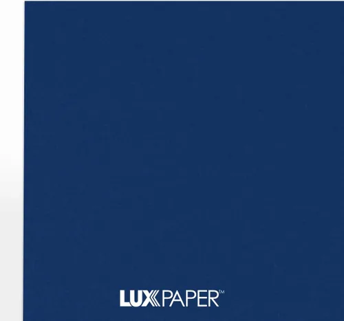 Miniatura 6 de LUXPaper Cartulina de 8.5 x 11 pulgadas, tamaño carta, azul marino, cubierta de 100 libras (texto de 183 libras), 50 unidades Azul marino - 100