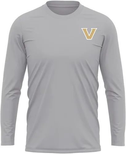 Miniatura 198 de Camisa deportiva de manga larga oficial de la NCAA Collegiate para hombre, con logotipo en el pecho izquierdo, colección Athletic Heather