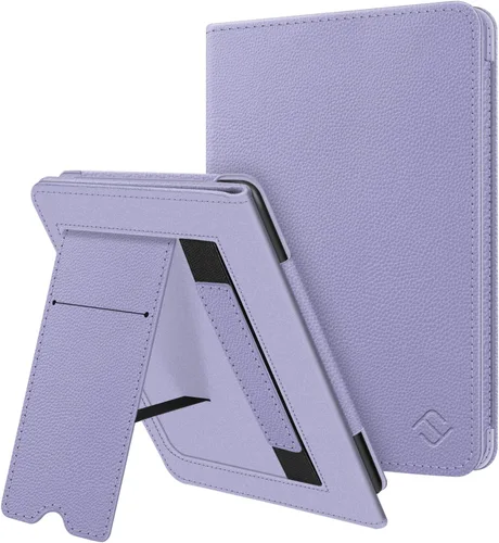 Miniatura 18 de Fintie Funda con soporte para Kindle de 6 pulgadas (11ª generación-2024/2022) - Funda de piel sintética con ranura para tarjeta de encendido y Negro