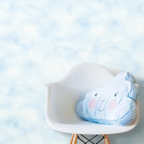 Miniatura 7 de RoomMates RMK10709WP - Papel pintado rosa en nubes despegar y pegar