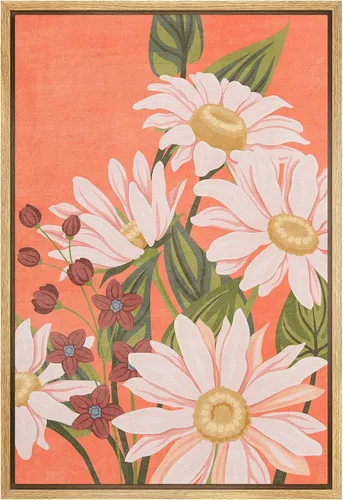 Miniatura 34 de SIGNFORD Lienzo impreso para pared, cielo nublado, bosque verde, prado, naturaleza, desierto, ilustraciones florales botánicas, arte moderno