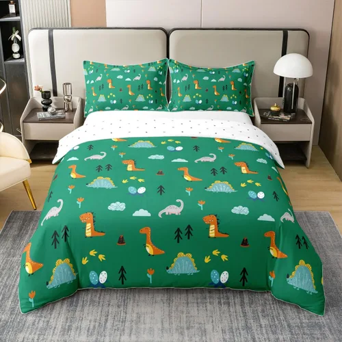 Miniatura 13 de jejeloiu Cute Mushroom Decor Duvet Cover 100% Cotton for Kids Boys Girls Twin Size Botanical Plants Bedding Set Cartoon Mushrooms Comforter Cover