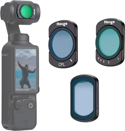Miniatura 14 de Haoge Pocket 4 Filtro magnético de niebla negra 1/4 Filtro de efecto para DJI Osmo Pocket 3 4 Accesorios de cámara Combo Creator, lente ligera