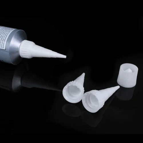 Miniatura 5 de 20 piezas de punta de corte aplicador de puntas adhesivas para tubos adhesivos E6000 para pegamento de manualidades de 3.7 onzas, tapa aplicadora