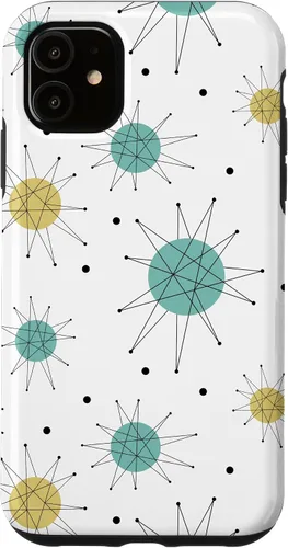 Miniatura 8 de Franciscan Starburst Mid Century Modern Atomic Era Pattern Case for iPhone 17