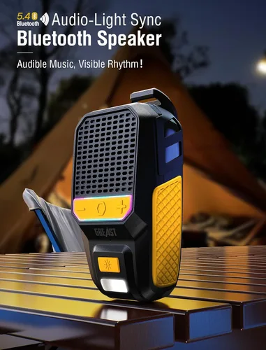 Miniatura 7 de GBEAST Altavoz Bluetooth Portátil, Mini Altavoces Portátiles con Clip para Llevar Puestos, Tiempo de Reproducción Todo el Día, Resistente al Agua