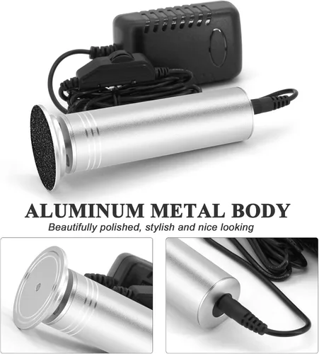 Miniatura 4 de Removedor de callos eléctrico mejorado para pies, 1200 rpm, velocidad ajustable, lima eléctrica profesional para pies, pedicura, lijadora de pies
