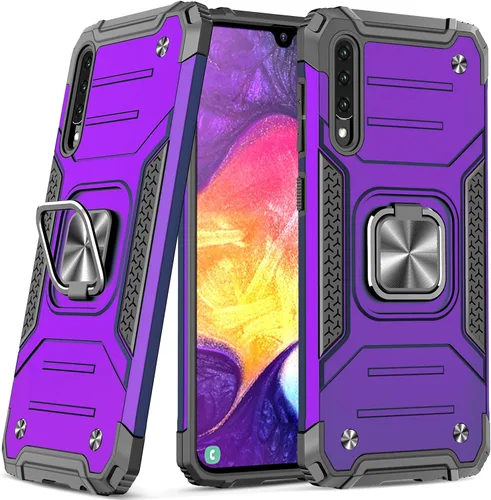 Miniatura 9 de Dionsibei Funda para Samsung Galaxy A50 A50S A30S, grado militar, soporte integrado con soporte de soporte, resistente, a prueba de golpes, funda