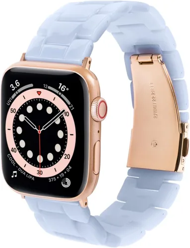 Miniatura 41 de HOPO Compatible With Apple Watch Band Thin Lightweight Resin Strap Bracelet Fashion Wristband Replacement For iWatch Bands Series Ultra 11 10 9 8 7