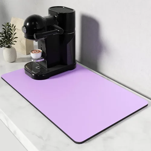 Miniatura 10 de Rnivvi Tapete de secado de platos para encimera de cocina, 16 x 18 pulgadas, bonita almohadilla de secado absorbente resistente al calor con goma