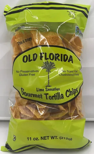 Miniatura 5 de Old Florida Gourmet Chips de tortilla – Paquete variado de cuatro (4) – Incluye tortillas originales, sensación de lima, agradables y picantes