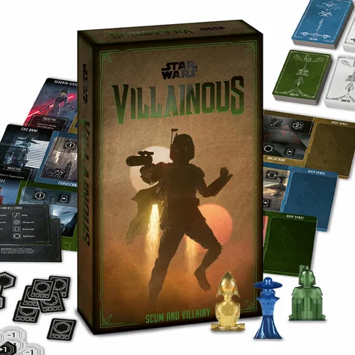 Ravensburger Star Wars Villainous - Juego de mesa de estrategia de Scum and Villainy - Únete a Boba Fett, Seventh Sister o Cad Bane en este juego