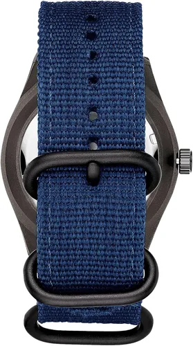 Miniatura 2 de Relojes militares para hombre, reloj militar militar de cuarzo analógico impermeable para hombre, pantalla de fecha, nailon táctico, deportes