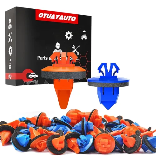 Miniatura 11 de OTUAYAUTO 10184895 140 clips de retención de remaches de plástico para puerta de parachoques de guardabarros de repuesto para Jeep Wrangler 07-20
