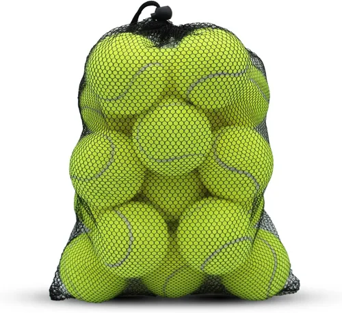 Miniatura 11 de SHYUJAJIE Tennis Balls, 20 Pack Training Tennis Balls,High Elasticity Practice Tennis for Beginner, Exercise Playing Balls for Pet Dog Azul claro