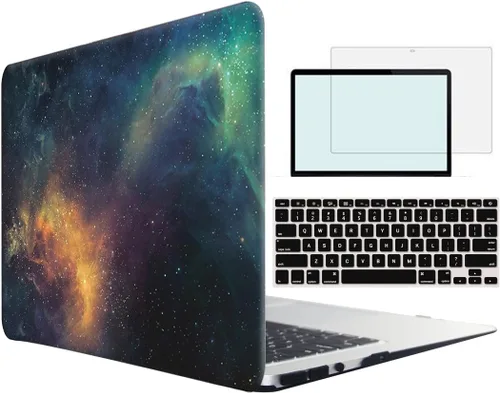 Miniatura 10 de Compatible con MacBook Air 1369 A1466 versión 2010-2017, carcasa rígida de plástico 4 en 1 con protector de pantalla de teclado compatible con Apple