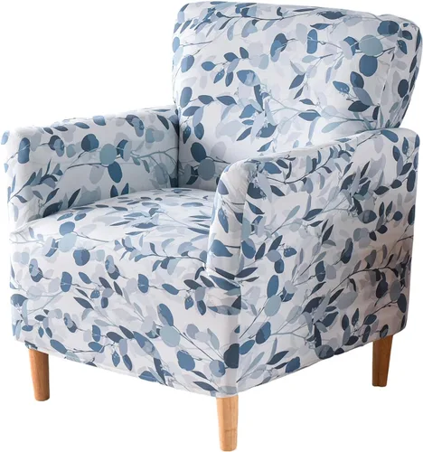 Miniatura 21 de FUANGUI Funda para Sillón de Banquete con Brazos Fundas para Sillas Elásticas Funda para Sillón Club Funda Suave para Sillón Sofá Cubiertas 03