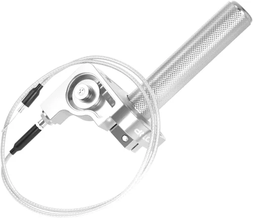 Miniatura 10 de Puño del acelerador para motocicleta de 22mm CNC de aluminio Quick Twister con cable del acelerador CRF50 70 110 IRBIS 125 250 Accesorio