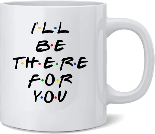 Poster Foundry Taza de café motivacional Ill Be There You Retro 90s Song de 12 onzas