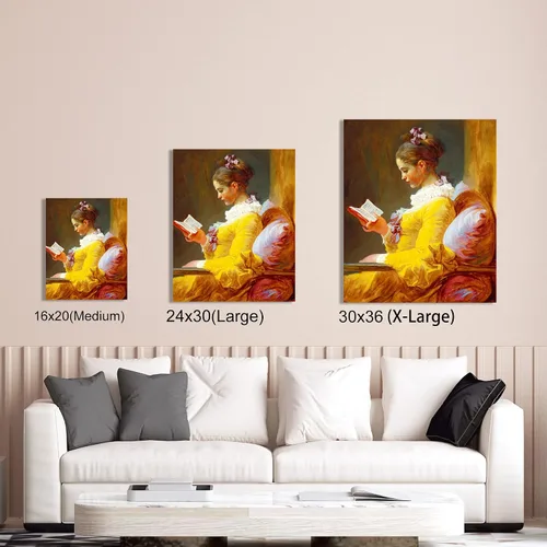 Miniatura 237 de A&T ARTWORK Campo de trigo con cipreses de Van Gogh Las reproducciones de arte clásico mundial, impresiones en lienzo giclée para decoración