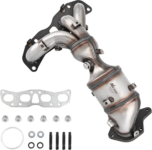 Miniatura 11 de Nilight - Convertidor catalítico de entrada/salida de 2 pulgadas con escudo térmico, catalizador universal de 2 pulgadas para Chevrolet Chevy Dodge