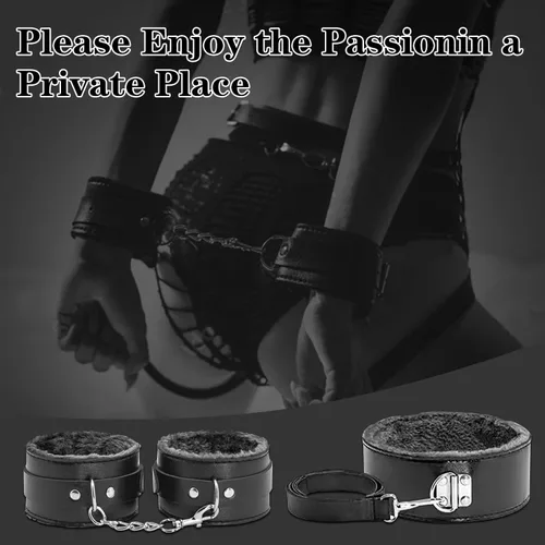 Miniatura 6 de Restricciones de Bondage BDSM para Juguetes de Adultos, 12 Piezas de Equipo de Bondage y Accesorios Juguetes Sexuales para Mujeres y Parejas