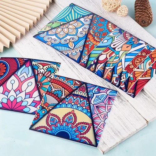 Miniatura 2 de Mega Pet 16 calcomanías de plástico estilo mandala, impermeables, extraíbles, estilo marroquí, autoadhesivas, decoración de pared, para baño