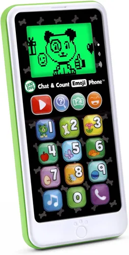 Miniatura 3 de LeapFrog Teléfono Emoji Chat y Cuenta, Verde