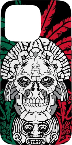 Miniatura 30 de iPhone 11 Pro Max Aztec Warrior Skull - Ancestros mexicanos - Funda de raíces mexicanas