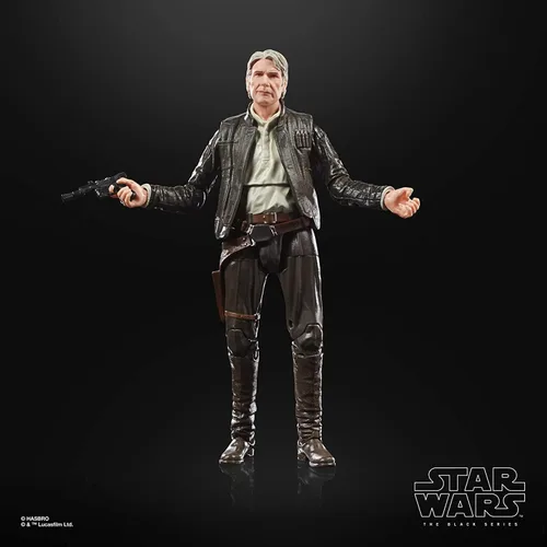 Miniatura 5 de STAR WARS The Black Series Archive Han Solo Toy - Figura de acción coleccionable de 6 pulgadas a escala de The Force Awakens, juguetes para niños
