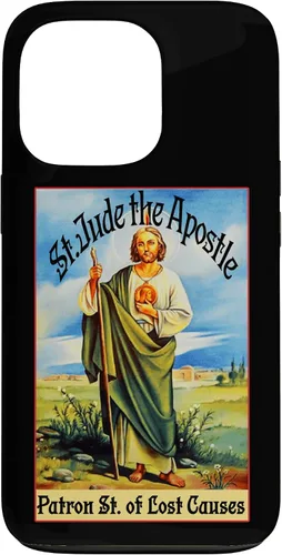 Miniatura 10 de Funda para iPhone 13 Pro Max St. Jude el Apóstol de Jesús Causas Perdidas Patrono