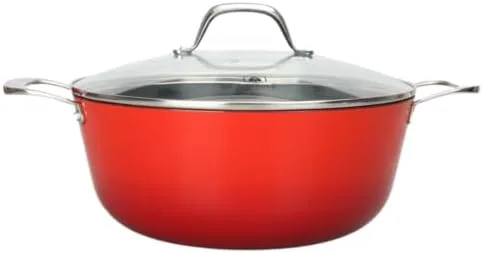Miniatura 6 de LAGUIOLE, Juego de cocina de acero inoxidable de 7 piezas con revestimiento de cerámica antiadherente, mango extraíble, seguro para inducción, Oro