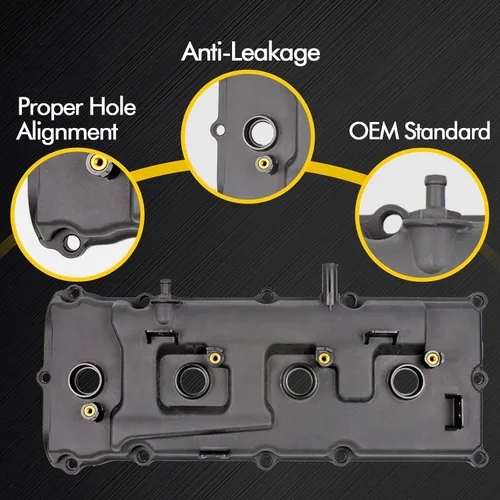 Miniatura 6 de Juego de tapas de válvula compatible con Nissan Armada Pathfinder Titan NV2500 NV3500 Infiniti QX56 5.6L 2007-2017 Reemplazar 13264ZE01A 132647S000