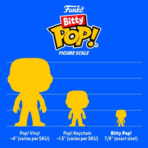 Miniatura 5 de Funko Bitty POP! HP - Voldemort, paquete de 4 - Lord Voldemort, Draco Malfoy (quidditch), Bellatrix Lestrange y una mini figura sorpresa misteriosa