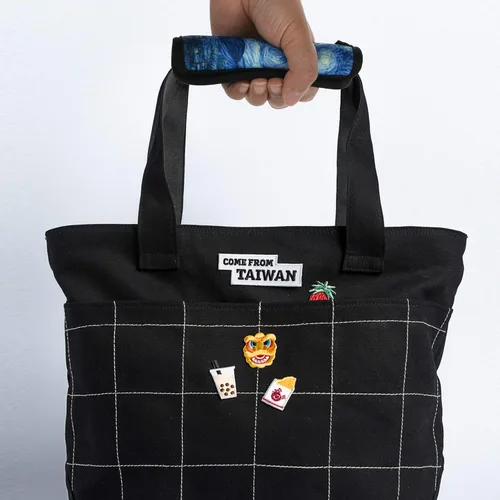 Miniatura 7 de CM Paquete de 5 manijas de neopreno para equipaje de neopreno, identificadores de equipaje para bolsa de viaje, equipaje o maleta