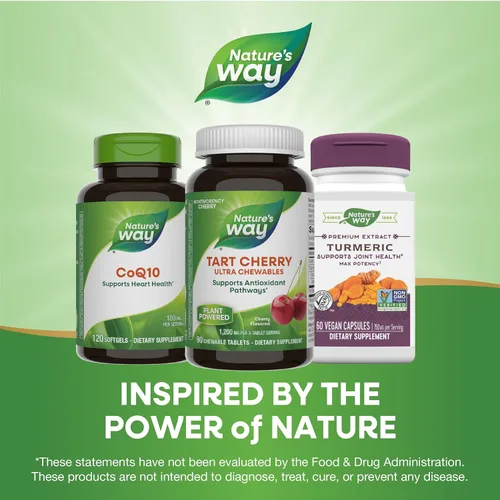 Miniatura 7 de Nature's Way Cereza agria ultra masticable, 1,200 mg por porción