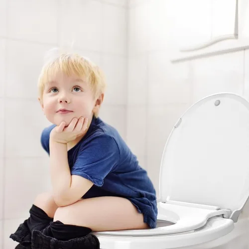 Miniatura 3 de Asiento de inodoro, asiento de inodoro redondo con asiento para niños pequeños, asiento de inodoro redondo para entrenamiento de orinal para adultos