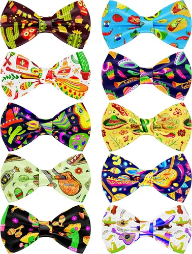 Miniatura 21 de PET SHOW Paquete de 10 corbatines de cumpleaños para perros pequeños, accesorios de collar deslizante para cachorros, gatos, mascotas, corbatines