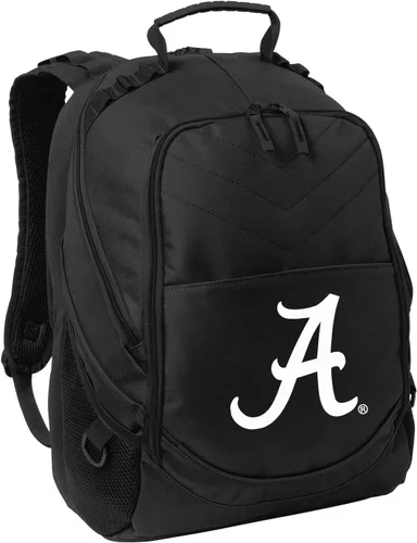 Miniatura 12 de Broad Bay Mochila Alabama University of Alabama Crimson Tide - Bolsas para computadora portátil, Negro y Gris - Logo Redondo, Tamaño único, Mochila