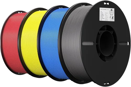 Miniatura 42 de Creality Filamento PLA+ Negro 1.75mm, filamento para impresora 3D de alta resistencia y sin enredos, embalaje al vacío, filamento para impresión 3D