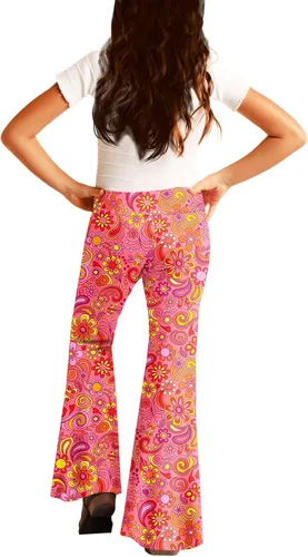 Miniatura 5 de Deerose Pantalones de cintura alta con estampado floral para niñas de 5 a 14 años