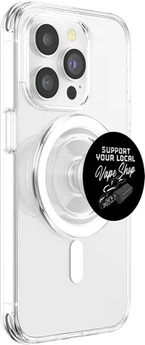 Miniatura 3 de Support Your Local Vape Shop PopSockets MagSafe PopGrip para iPhone