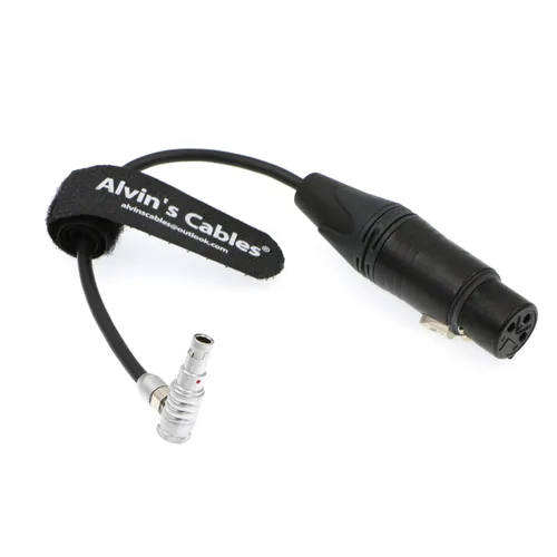 Miniatura 6 de Alvin's Cables Arri Alexa Mini Cable de Audio 5 Pin 00 Macho a XLR 3 Pin Hembra