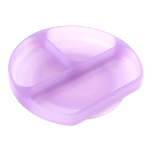 Miniatura 39 de Bumkins Plato de silicona con agarre, plato de succión dividido, plato para bebé o niño pequeño, sin BPA, apto para microondas y lavavajillas