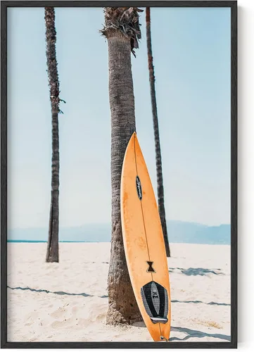 Miniatura 21 de HAUS AND HUES Arte de surf y cuadros de playa, póster de palmeras de California, arte de pared de palmeras de California, arte de pared de surf